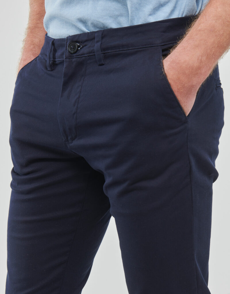 Pantalone Chino Selected SLHSLIM-NEW MILES 175 FLEX CHINO Marine Pantaloni Chino Uomo - 5
