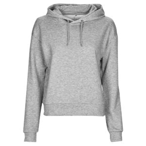Felpe con cappuccio  Only Play  ONPLOUNGE LS HOOD SWEAT - NOOS  Grigio -  Felpe con cappuccio Abbigliamento Donna