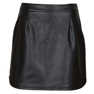 Gonne corte  Noisy May  NMPROOF HW PU SKIRT  Nero -  Gonne corte Abbigliamento Donna