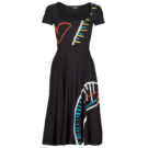 Habiller Desigual VEST_LISA Noir Abiti Lunghi Donna - 1