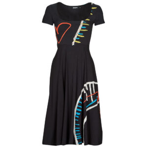 Abito   Desigual  VEST_LISA  Nero -   Abiti Lunghi Donna
