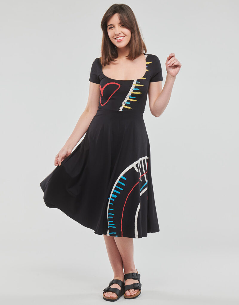 Habiller Desigual VEST_LISA Noir Abiti Lunghi Donna - 2