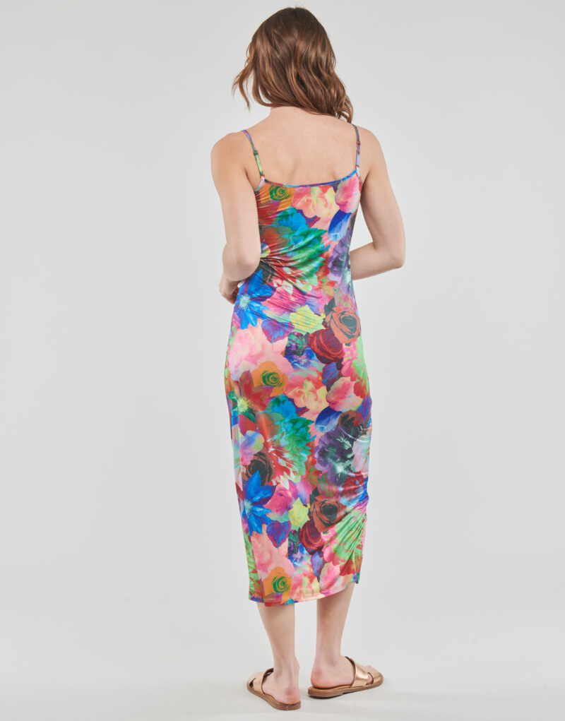 Habiller Desigual VEST_TULIPA Multicolore Abiti Lunghi Donna - 4