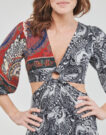 Abito   Desigual  VEST_SIRSAL  Multicolore -   Abiti Lunghi Donna - 5