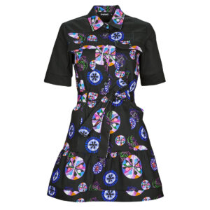 Abito corto  Desigual  VEST_SINA  Nero -  Abiti corti Donna