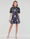 Abito corto Desigual VEST_SINA Nero Abiti corti Donna - 2