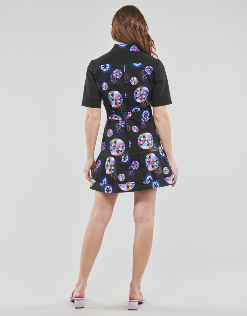 Abito corto Desigual VEST_SINA Nero Abiti corti Donna - 4