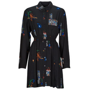 Abito corto  Desigual  VEST_DRESDE  Nero -  Abiti corti Donna