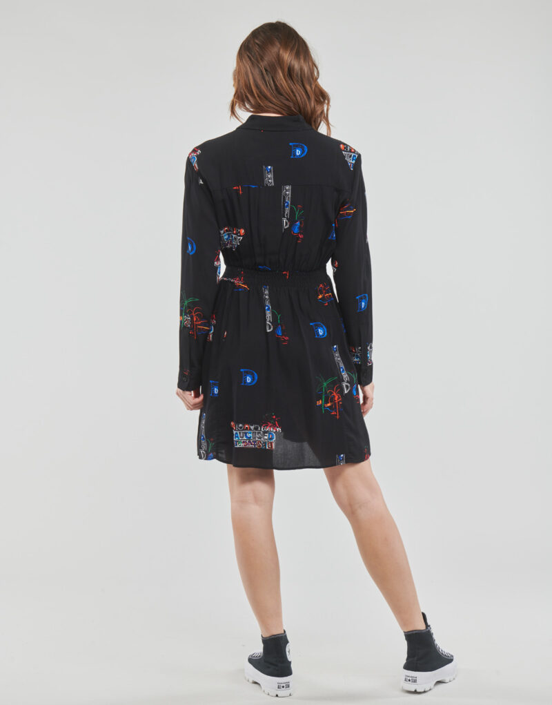 Abito corto Desigual VEST_DRESDE Nero Abiti corti Donna - 4