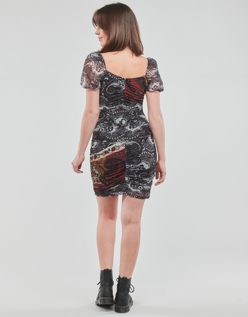 Abito corto Desigual VEST_DEEPTI Multicolore Abiti corti Donna - 4