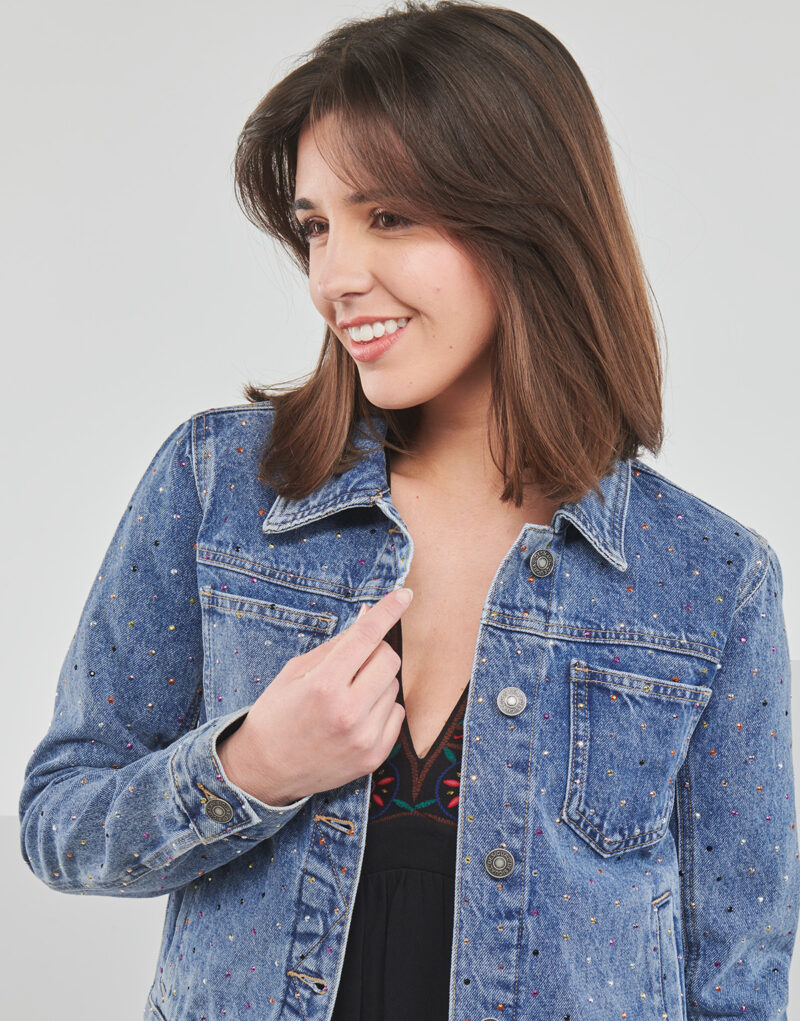 Giacca in jeans Desigual CHAQ_BENITA Blu Giacche in jeans Donna - 5