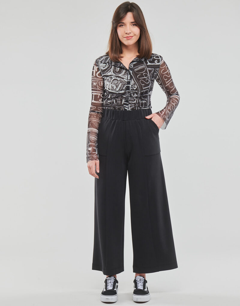 Pantaloni morbidi / Pantaloni alla zuava Desigual PANT_BAMBULA Nero Pantaloni morbidi / Pantaloni alla zuava Donna - 2
