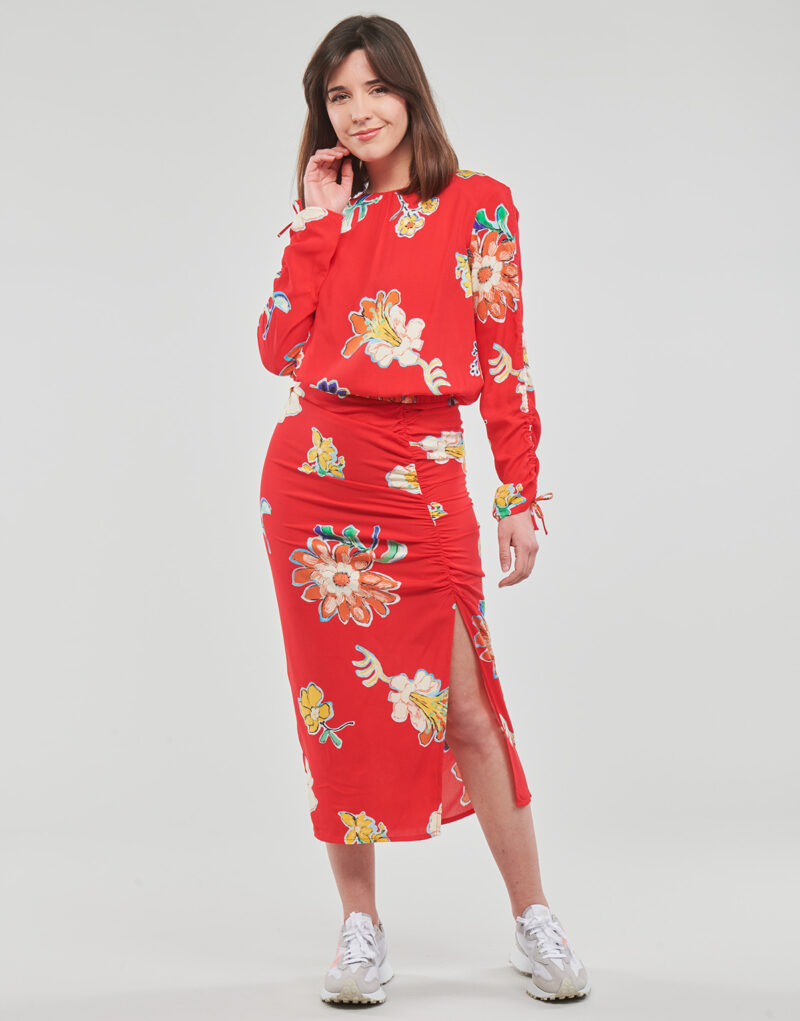 Gonne midi Desigual FAL_CRIMEA Rosso Gonne midi Donna - 2