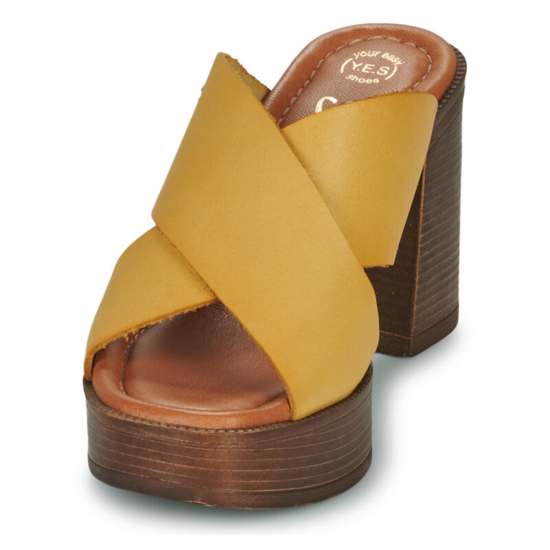 Betty London MARGOT Jaune Mules Femme - 3