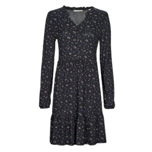 Abito corto  Esprit  CVE AOP crepe  Nero -  Abiti corti Donna