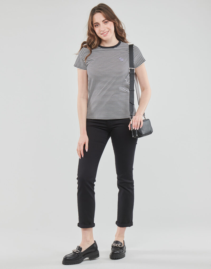 T-Shirt Esprit Y/D STRIPE Schwarz T-shirt maniche corte Frau - 3