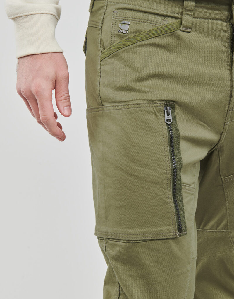 Pantalone Cargo G-Star Raw zip pkt 3d skinny cargo Kaki Pantalone Cargo Uomo - 5