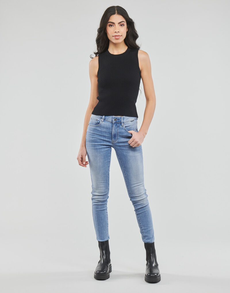 Jeans skynny G-Star Raw 3301 skinny Blu Jeans skynny Donna - 2