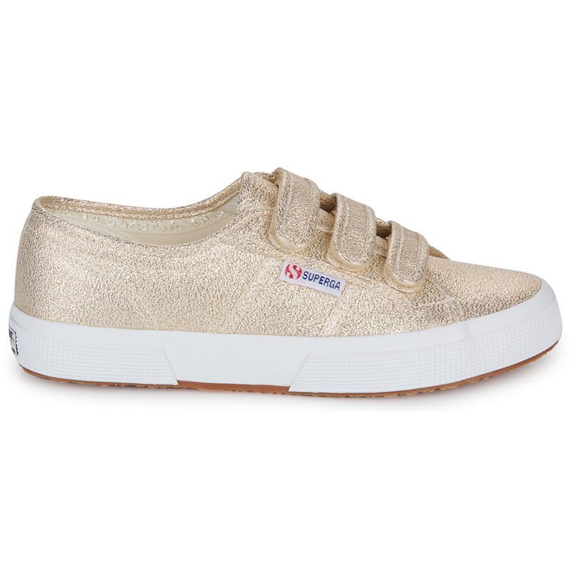 Superga 2750 LAME STRAP Gold Women's Low-Top Sneakers - 2