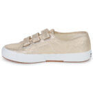 Superga 2750 LAME STRAP Gold Women's Low-Top Sneakers - 4