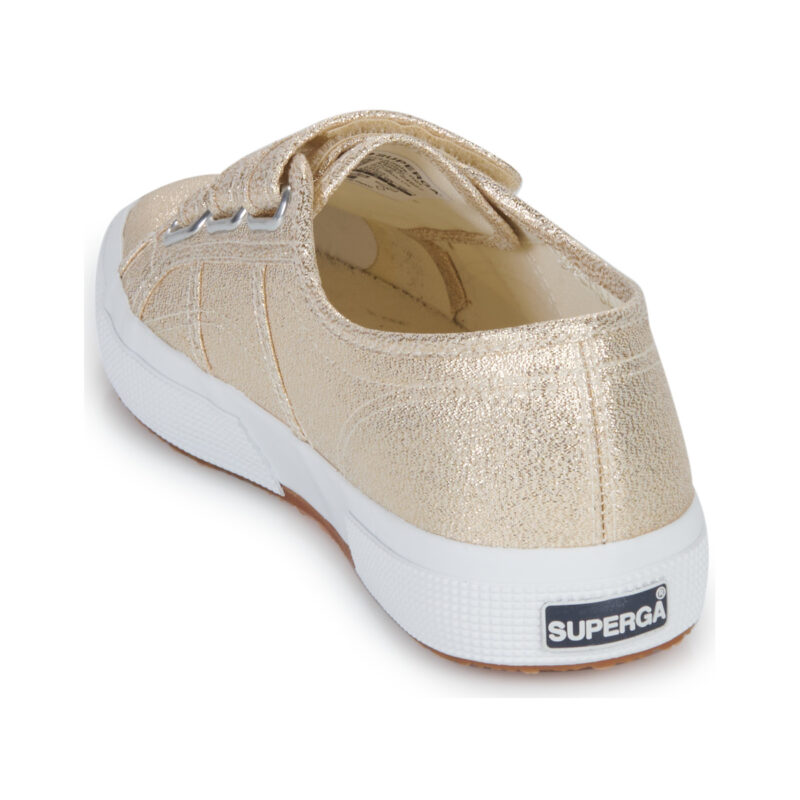 Superga 2750 LAME STRAP Gold Women's Low-Top Sneakers - 5