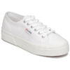 Superga  2740 COTON PLATFORM  Bianco -  Sneakers basse Donna