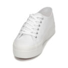 Superga 2740 COTON PLATFORM White Low Sneakers Women - 3