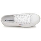Superga 2740 COTON PLATFORM White Low Sneakers Women - 6