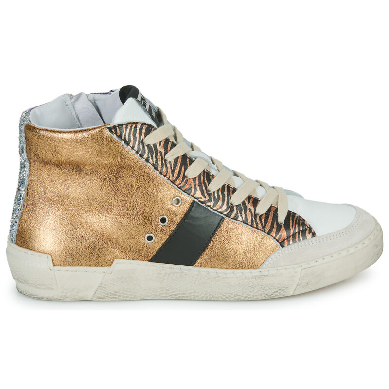 Meline NKC1151 Gold High Sneakers Damen - 2