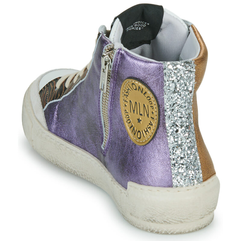 Meline NKC1151 Gold High Sneakers Damen - 5