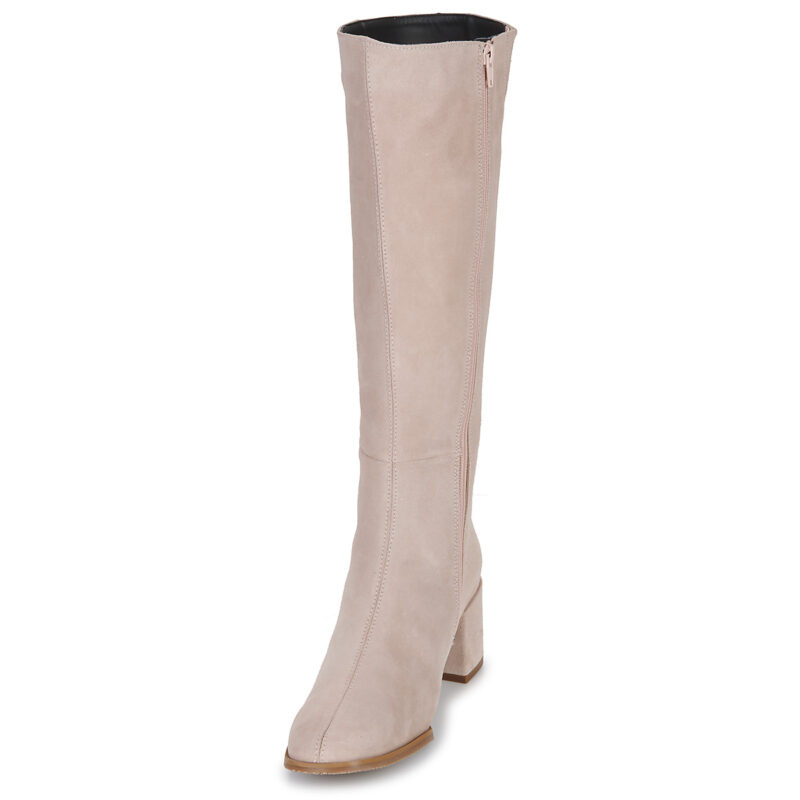 So Size MANALINE Beige Stiefeletten mit Absatz Damen - 3