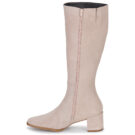 So Size MANALINE Beige Stiefeletten mit Absatz Damen - 4