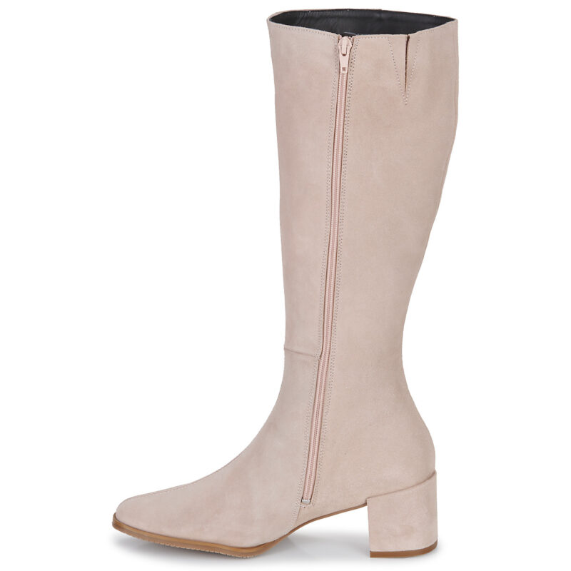 So Size MANALINE Beige Stiefeletten mit Absatz Damen - 4