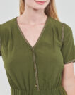 Naf Naf KALIN R1 Khaki Short Dress Women's Short Dresses - 5