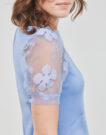 Naf Naf ECHELSEA R1 Blue Short Dress Women's Short Dresses - 4