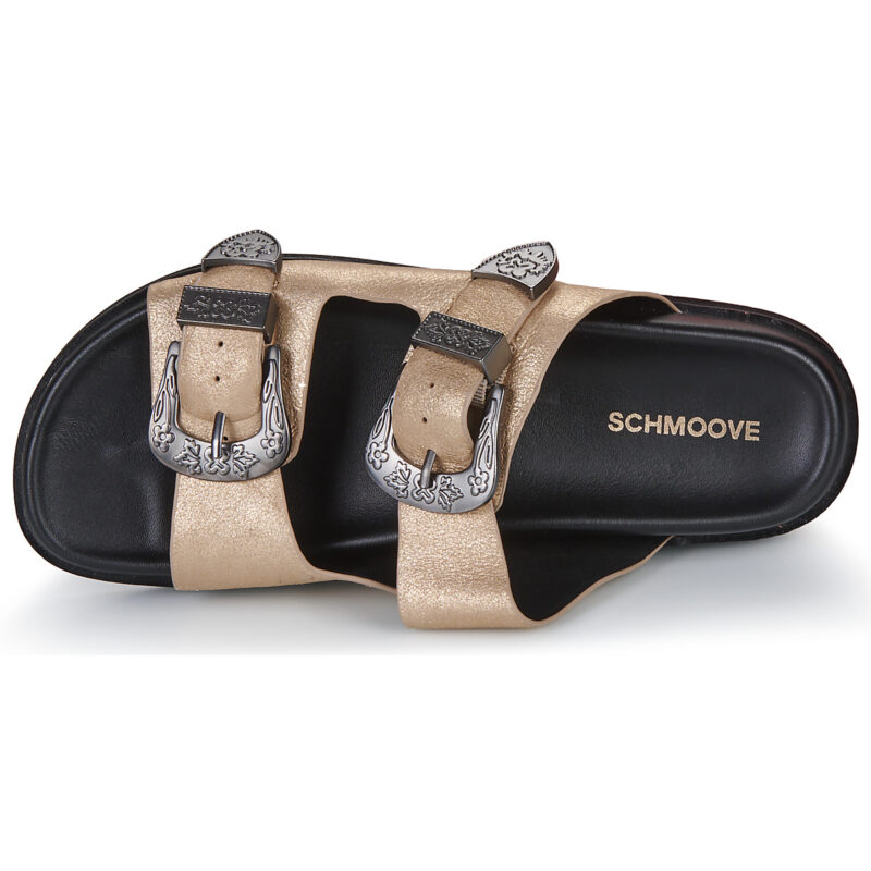 Schmoove LUCIA Damen-Hausschuh mit Schnalle, Gold - Gr&ouml;&szlig;e 6