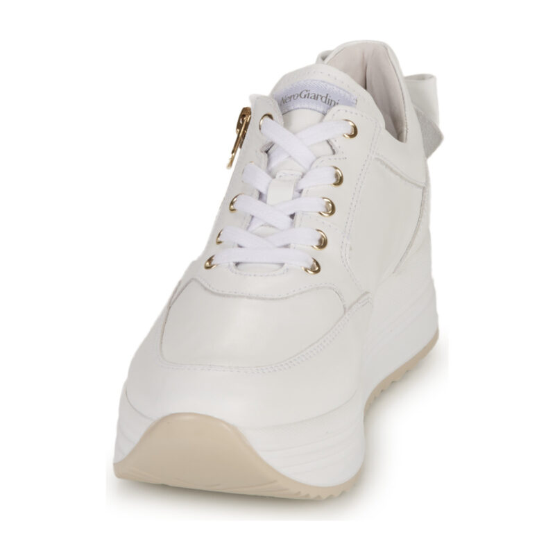 NeroGiardini E306371D-707 Wei&szlig;e Damen-Sneaker, niedrig geschnitten - Gr&ouml;&szlig;e 3