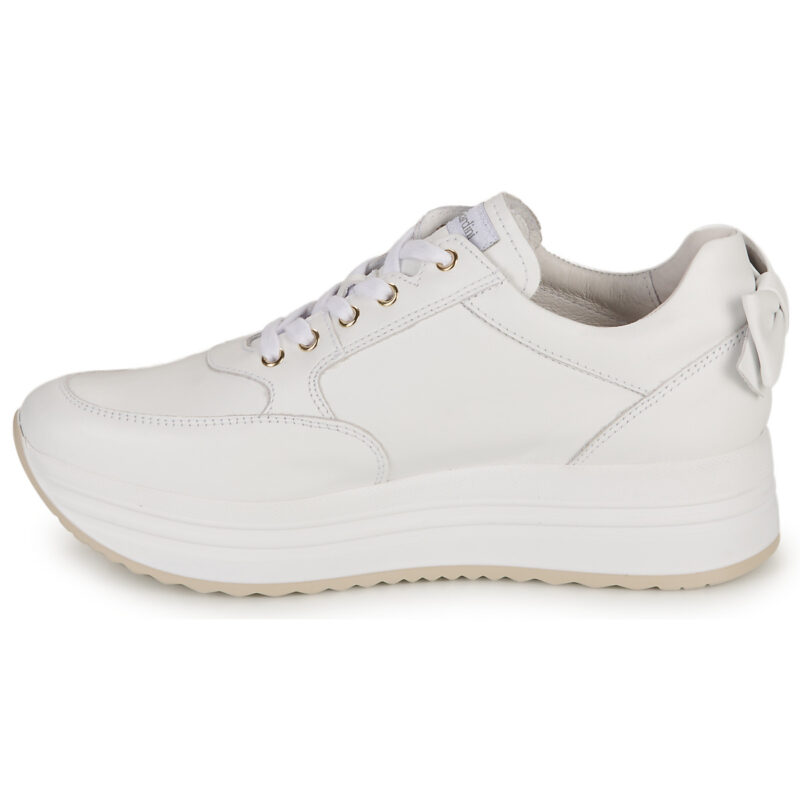 NeroGiardini E306371D-707 Wei&szlig;e Damen-Sneaker, niedrig geschnitten - Gr&ouml;&szlig;e 4