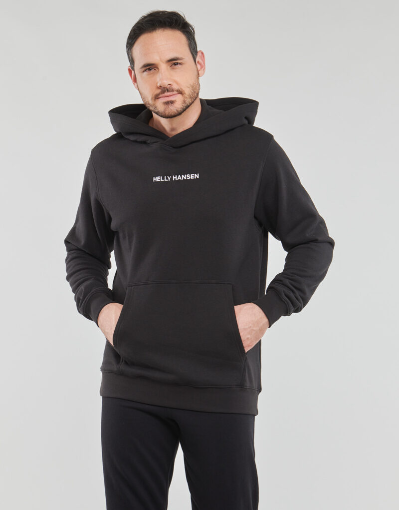 Felpe con cappuccio Helly Hansen CORE GRAPHIC SWEAT HOODIE Nero Felpe con cappuccio Uomo - 2