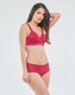Triangolo/Senza ferretto PLAYTEX CUR CROISE FEMININ RECYCLE Rosa Senza ferretto Donna - 3