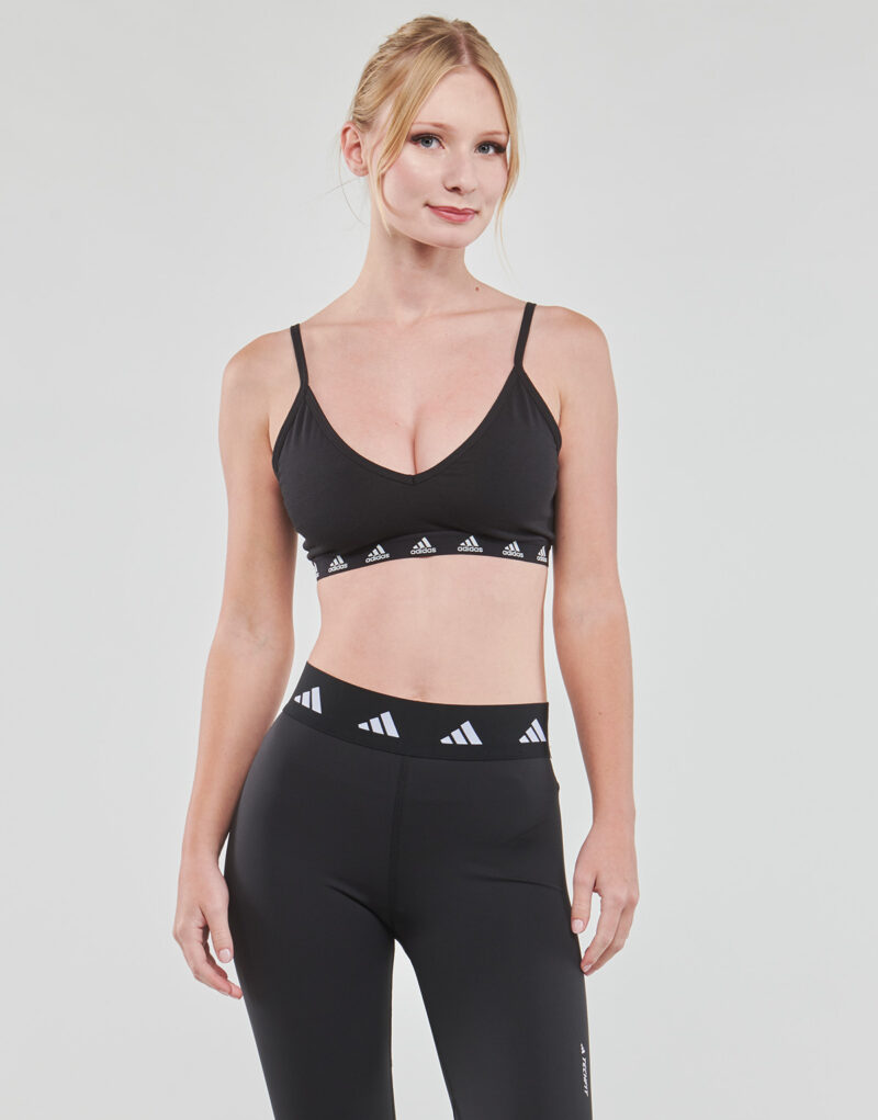 Reggiseno sportivo adidas PUREB LS BRA Nero Reggiseno sportivo Donna - 2
