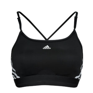 Reggiseno sportivo  adidas  AER LS 3S  Nero -   Reggiseno sportivo Donna