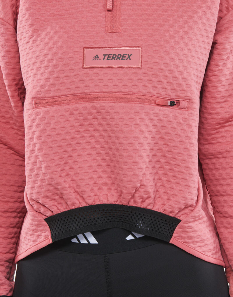 Felpe adidas Utilitas FZ F Bordeaux Felpe Donna - 5