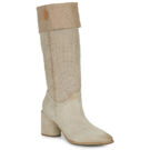 Airstep / A.S.98 ENIA HI Beige Stiefeletten mit Absatz Damen - 1