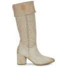 Airstep / A.S.98 ENIA HI Beige Stiefeletten mit Absatz Damen - 2