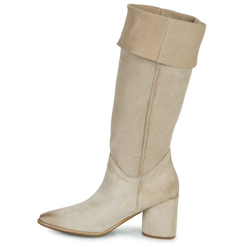 Airstep / A.S.98 ENIA HI Beige Stiefeletten mit Absatz Damen - 4