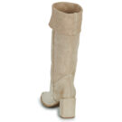 Airstep / A.S.98 ENIA HI Beige Stiefeletten mit Absatz Damen - 5