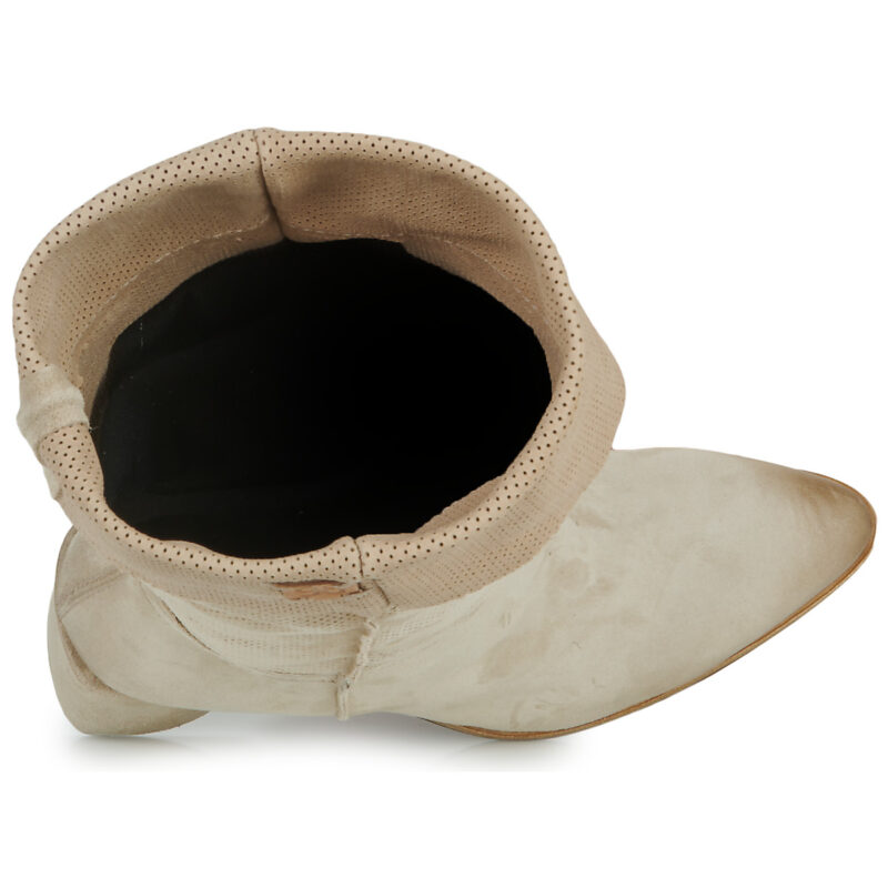 Airstep / A.S.98 ENIA HI Beige Stiefeletten mit Absatz Damen - 6