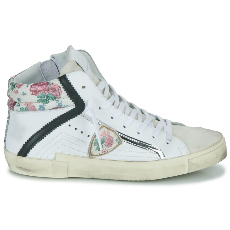 Philippe Model PRSX HIGH WOM Bianco Sneakers alte Donna - 2