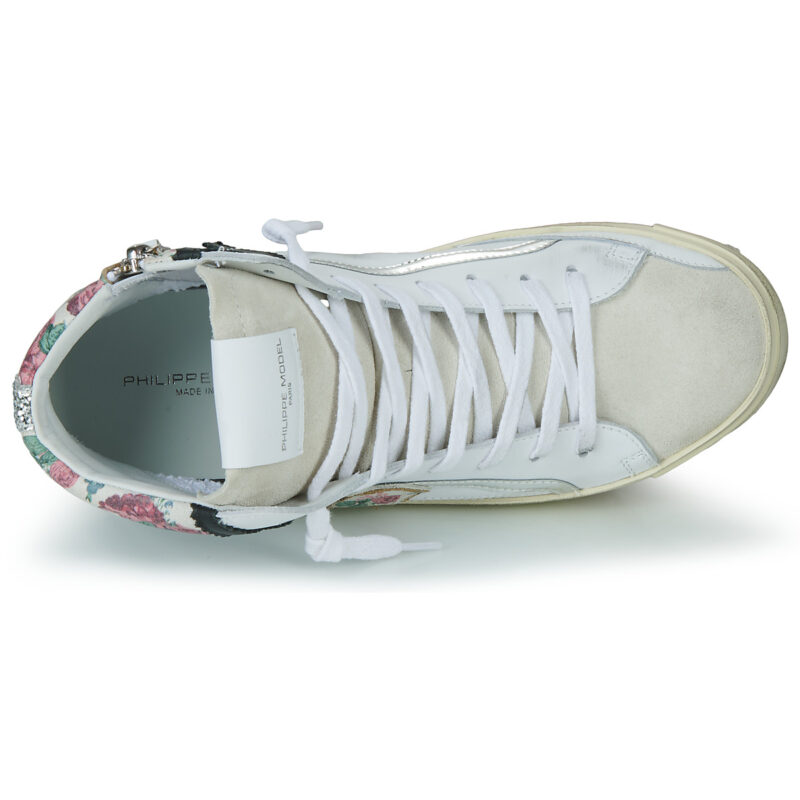 Philippe Model PRSX HIGH WOM Bianco Sneakers alte Donna - 6